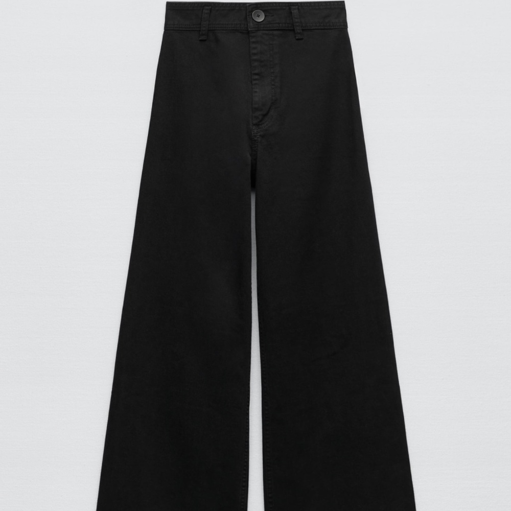 HIGH-WAISTED ZW SAILOR STRAIGHT JEANS